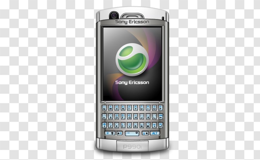 Sony Ericsson P990 W950 W960 P1 Xperia - Communication Device - Black Lacquer Arabic Numerals Free Download Transparent PNG