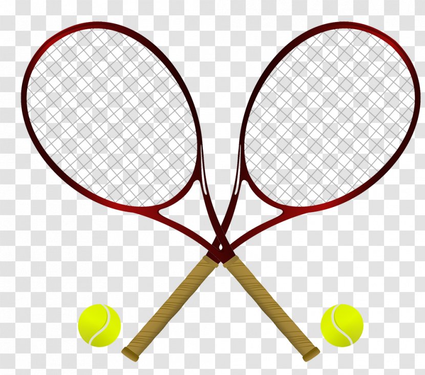 Strings Tennis Racket Rakieta Tenisowa Clip Art - Different Sports Transparent PNG