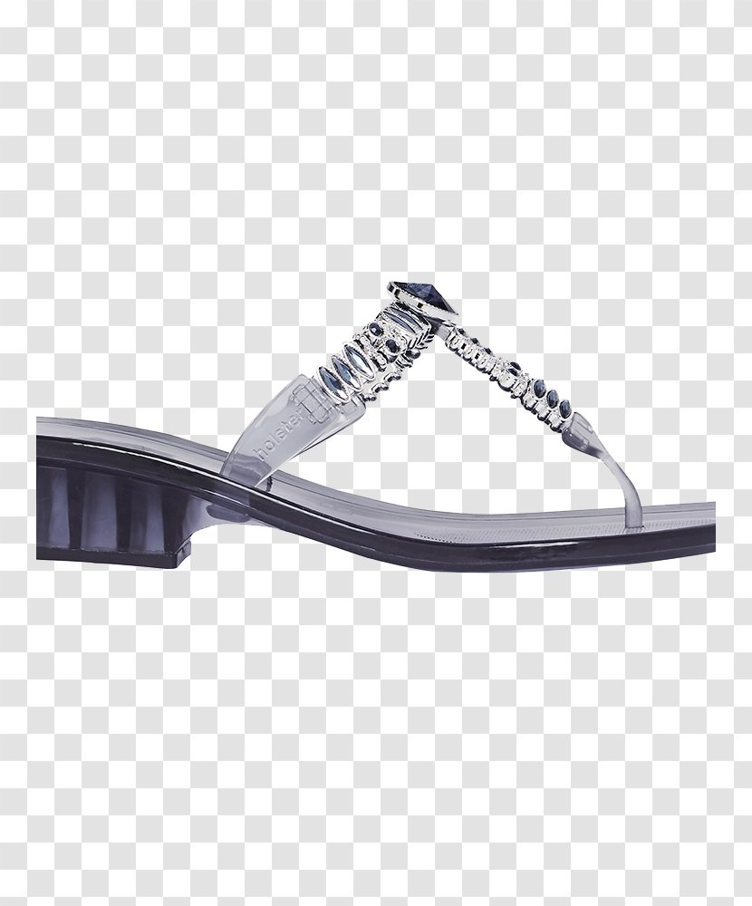 Wedge High-heeled Shoe Sandal Espadrille - Silver Transparent PNG