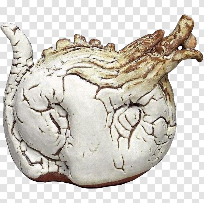 Danryu Okimono Pottery Izushi Ware Ceramic - Flower - Dragon Japan Transparent PNG