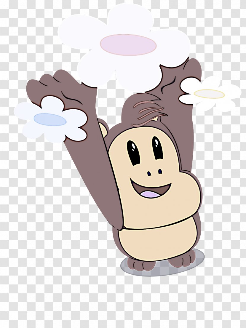 Cartoon Finger Hand Gesture Thumb - Smile - Animation Transparent PNG