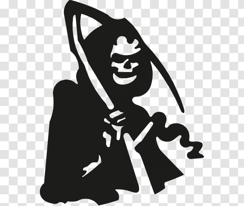 Death Decal Sticker Reaper Die Cutting - Bumper - Tete De Mort Transparent PNG