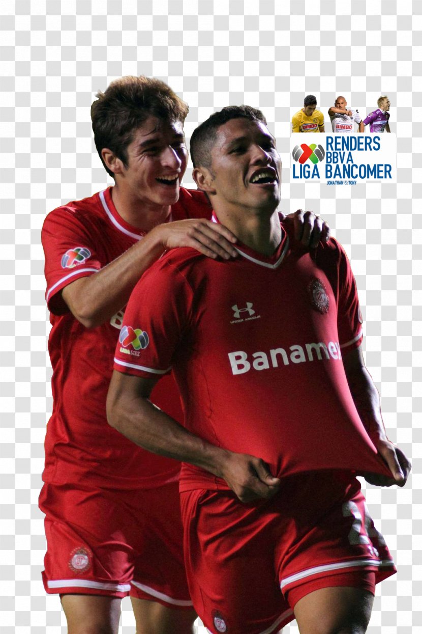 Jersey Deportivo Toluca F.C. Team Sport T-shirt - Sports - LIGA MX Transparent PNG