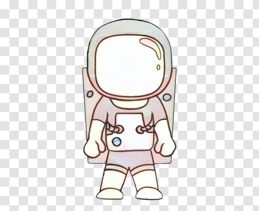 Astronaut Cartoon - Animation - Line Art Transparent PNG