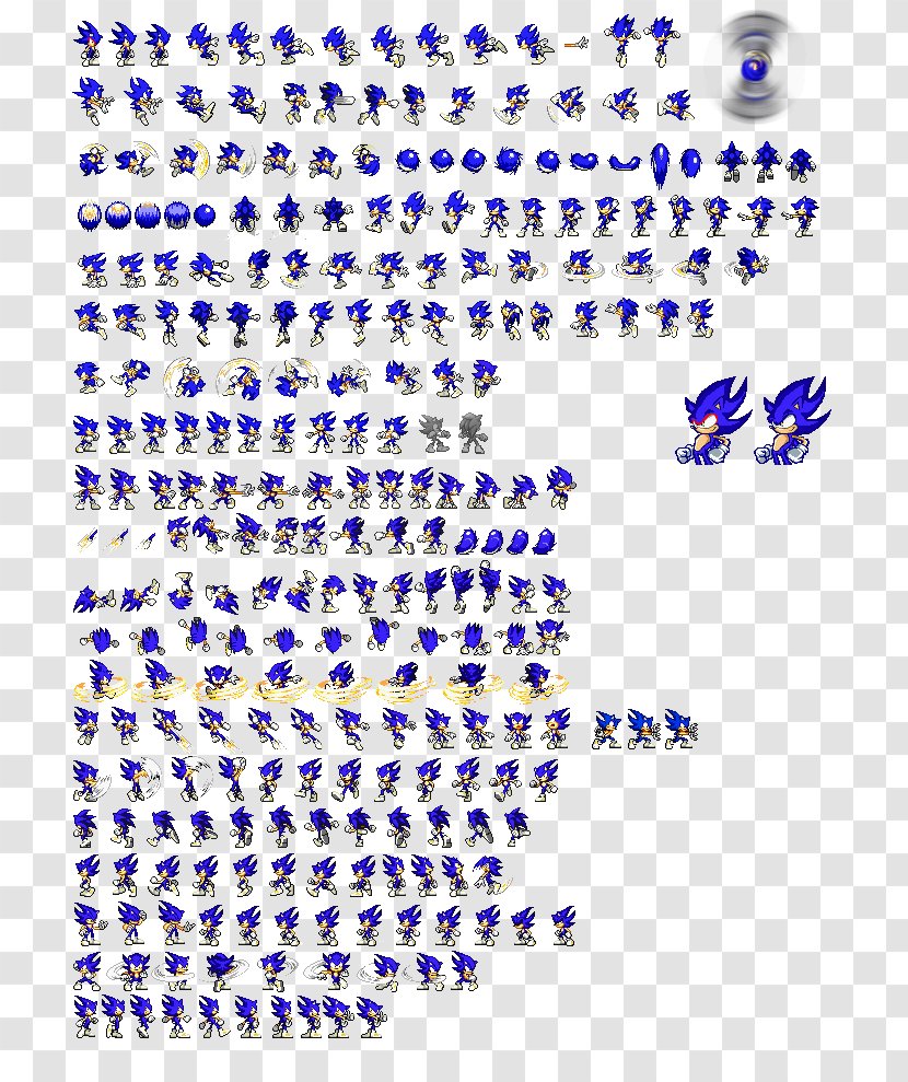 Sonic The Hedgehog 4: Episode I Chaos Sprite Mega Drive - Symmetry Transparent PNG
