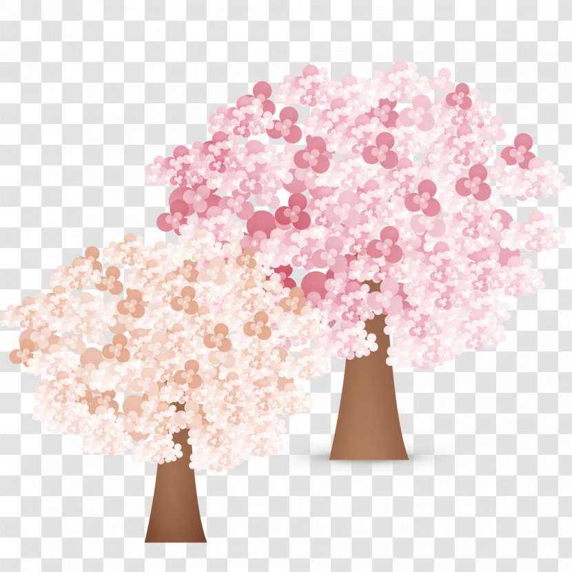 National Cherry Blossom Festival Cartoon - Floral Design - Garden Transparent PNG