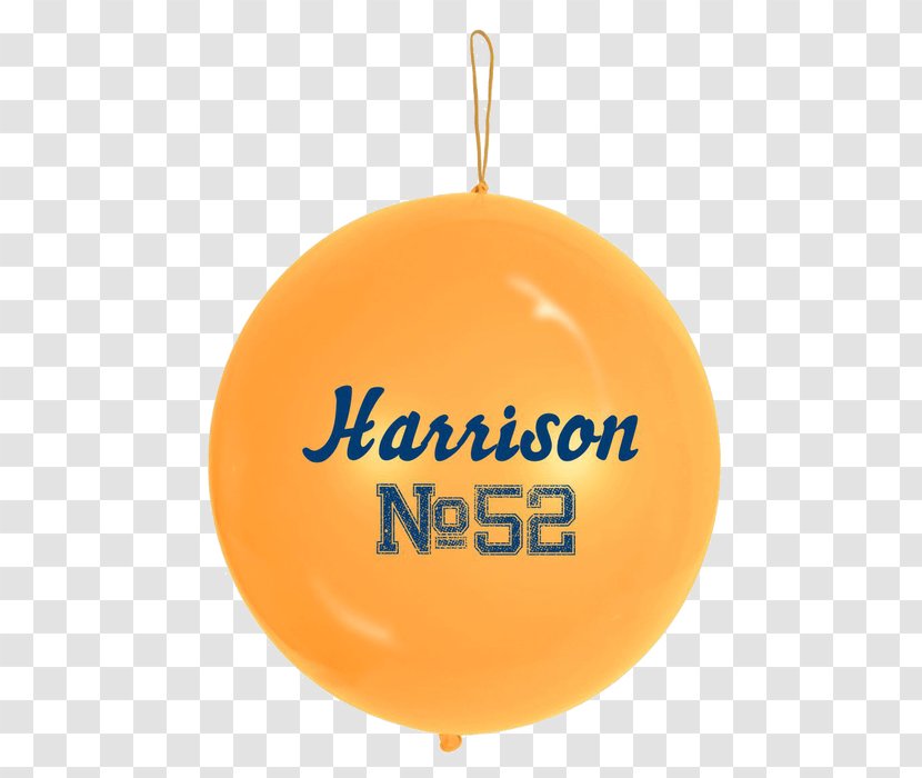 Balloon Font - Orange Transparent PNG