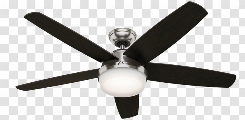 Ceiling Fans Light Brushed Metal - Wing - Fan Transparent PNG