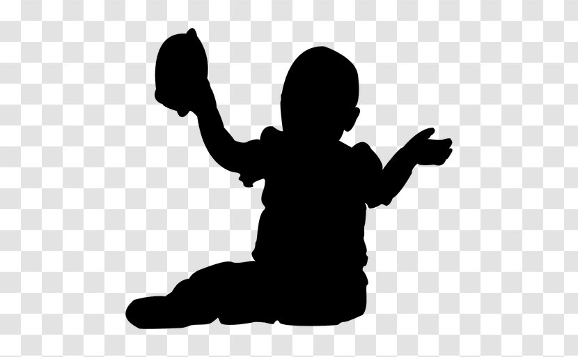 Silhouette Child Infant - Vexel - Children Playing Transparent PNG