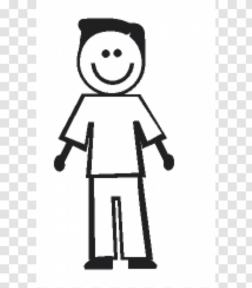Decal Drawing Stick Figure Clip Art - Frame - Happy Man Transparent PNG