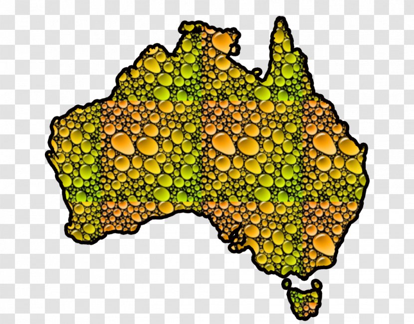 Flag Of Australia Map - Tree - Crystal Transparent PNG