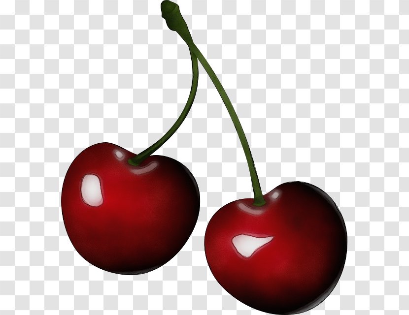 Cherry Fruit Red Plant Food - Natural Foods - Flowering Heart Transparent PNG