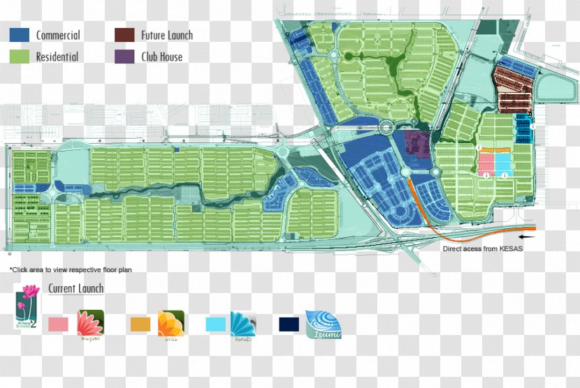 Park Gamuda Berhad El Jadida Land Plan - Klang - Master Diagram Design Transparent PNG