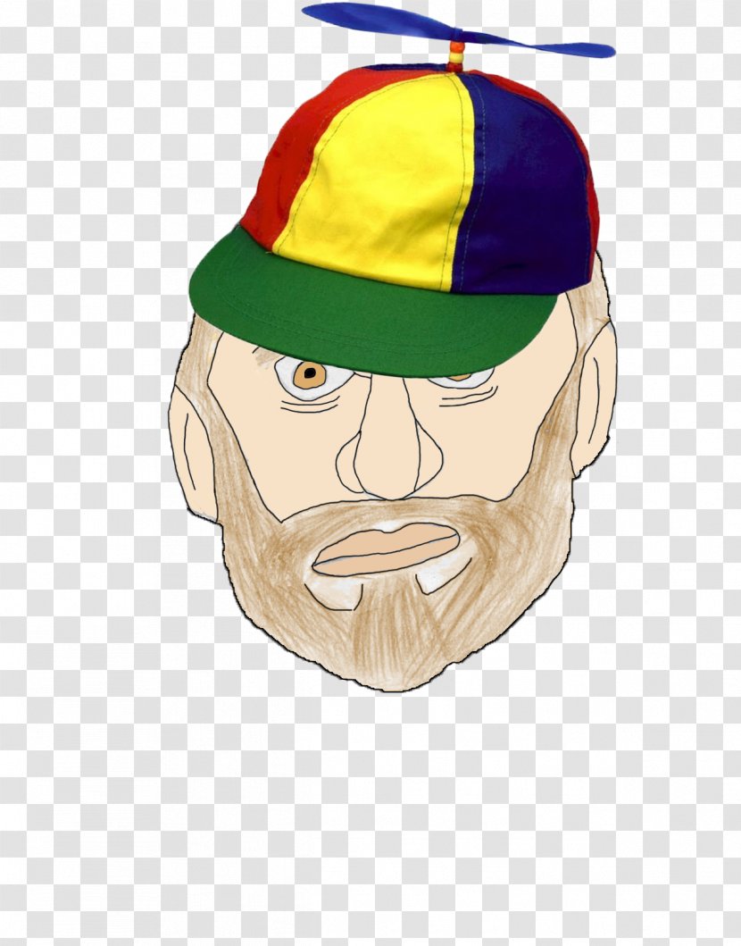 Hat Cap Facial Hair Cartoon Transparent PNG