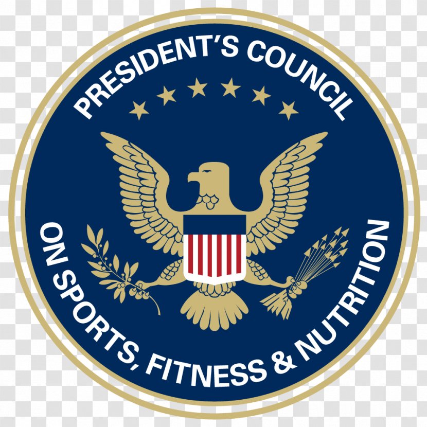 Logo Emblem Organization Badge President's Council On Fitness, Sports, And Nutrition - Label - National Transparent PNG