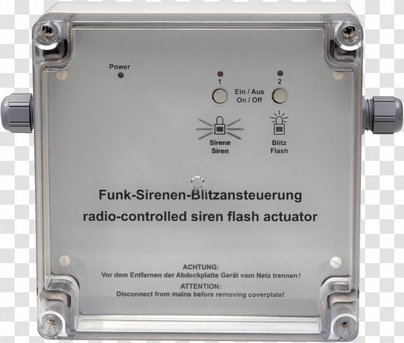 EQ-3 AG HomeMatic Alarm Device Siren Sensor - Price - Funk Transparent PNG