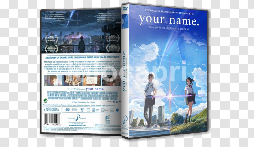 Your Name Blu-ray Disc - Kimi No Na Wa Transparent PNG