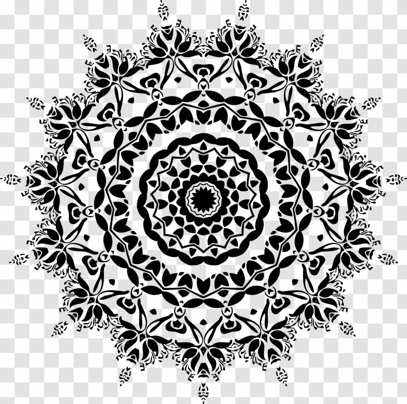 Mandala Social Media - Visual Arts - Lace Boarder Transparent PNG