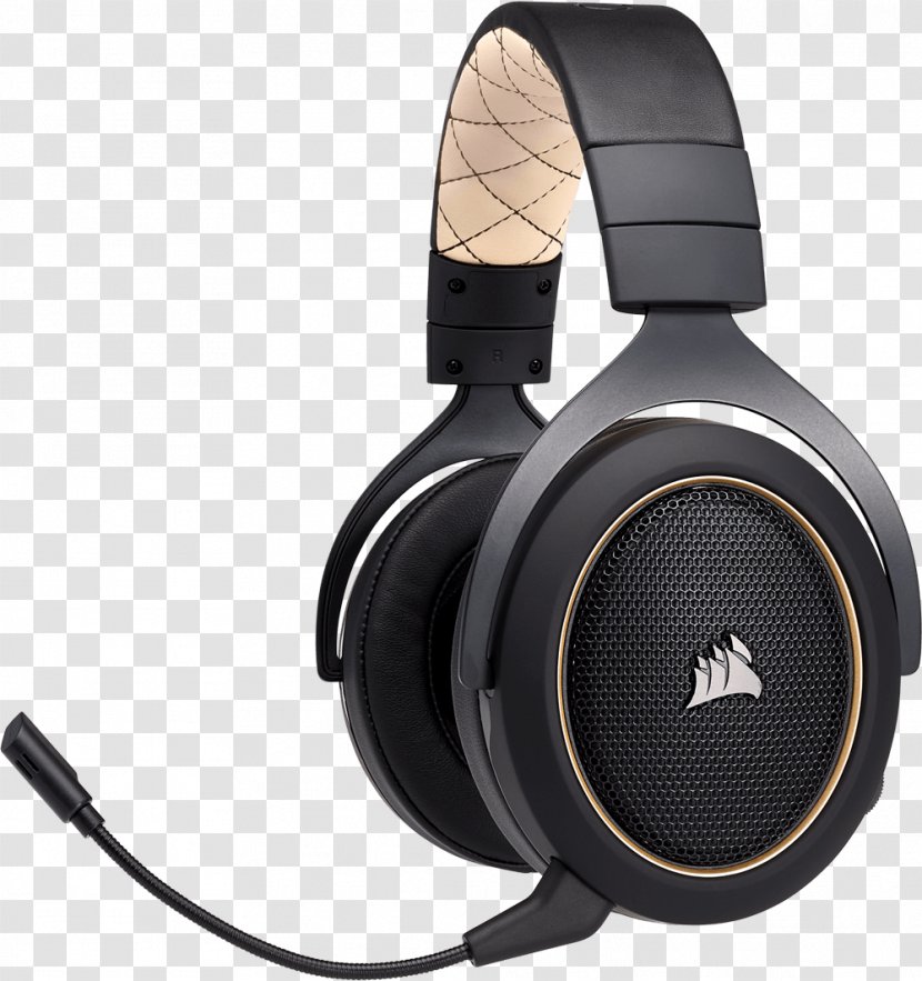 Corsair HS70 Wireless Gaming Headset With 7.1 Surround Sound Headphones Components - 71 - Low Carbon Life Transparent PNG