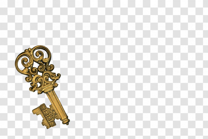 Skeleton Key Antique Clip Art - (2) Transparent PNG