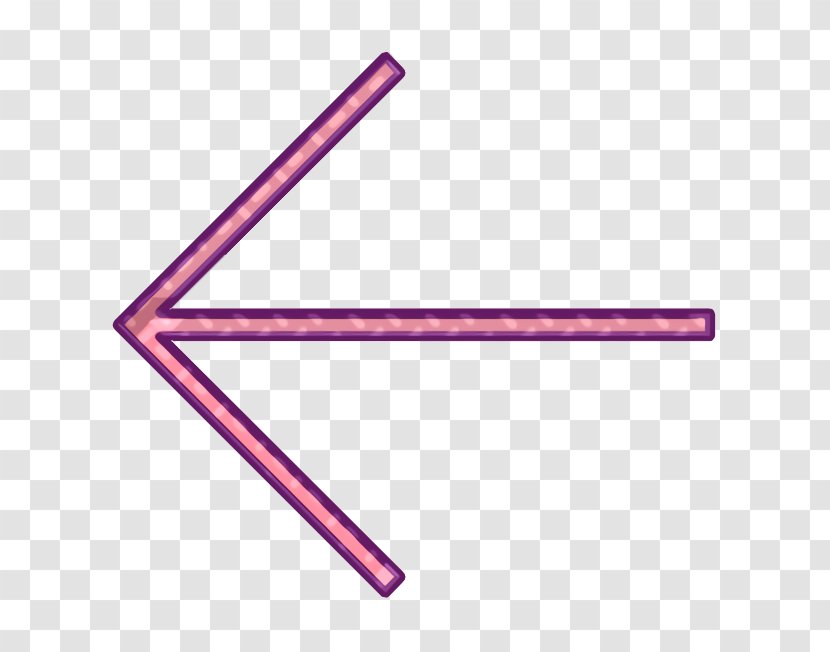 Arrow Icon Left - Pink Transparent PNG