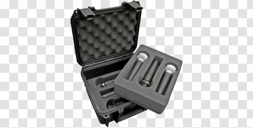 SKB 3I Series Hard Case For Microphone - Professional Audio - Black Ultra High-strength Polypropylene Copolymer Resin Skb Cases Wireless ISeries Military Standard Waterproof Sennheiser EW Mic System CaseMicrophone Transparent PNG
