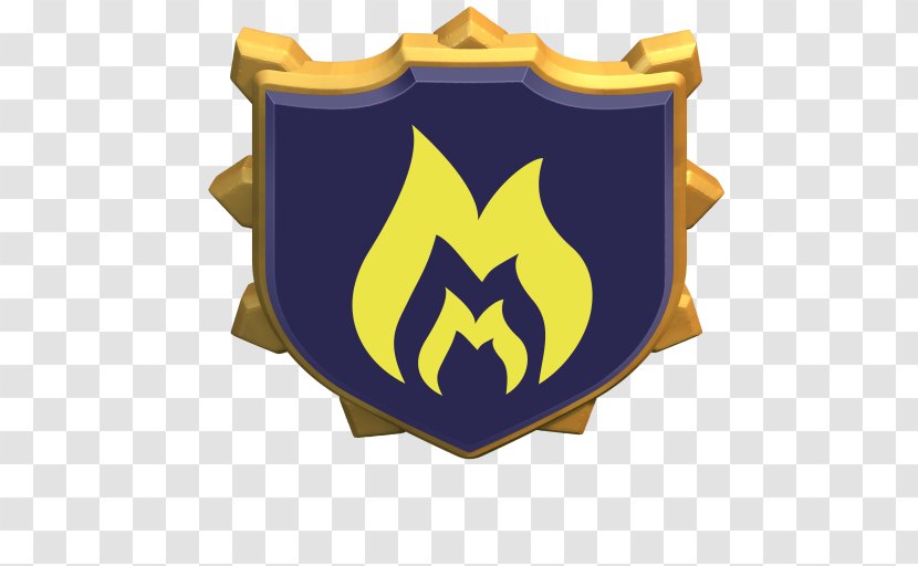 Clash Of Clans Royale Video Gaming Clan Badge - Yellow Transparent PNG