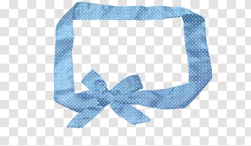 Ribbon Blue Butterfly - Shoelace Knot Transparent PNG