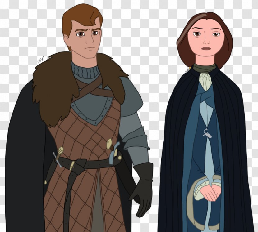 Robb Stark Catelyn Game Of Thrones Eddard Jorah Mormont - Male Transparent PNG