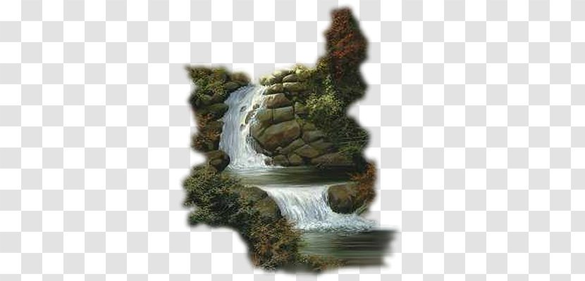 Waterfall Clip Art - Water Resources - Oil Painting Transparent PNG