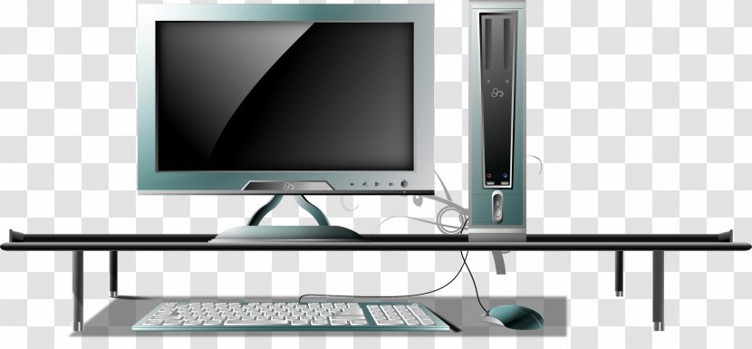 Desktop Computers Computer Monitors - Vector Hand-drawn Transparent PNG