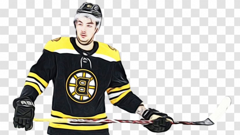 College Ice Hockey Boston Bruins T-shirt Sleeve - Costume Transparent PNG