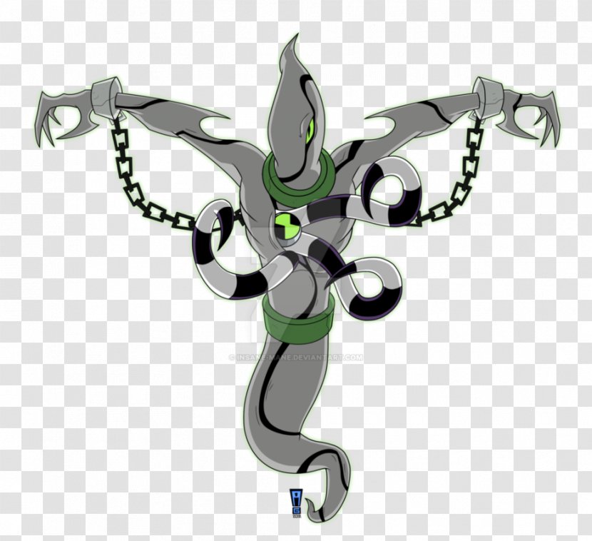 Four Arms Ben 10 Vilgax Reboot Drawing - Alien Force - Insane Coaster Wars Transparent PNG
