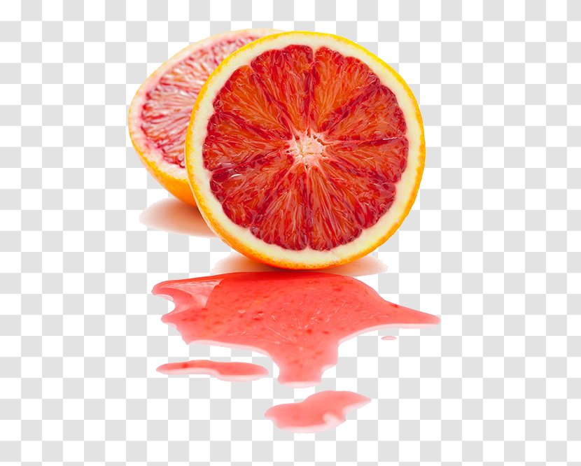 Blood Orange Bergamot Pomelo Mandarin - Fruit - Real Grapefruit Transparent PNG