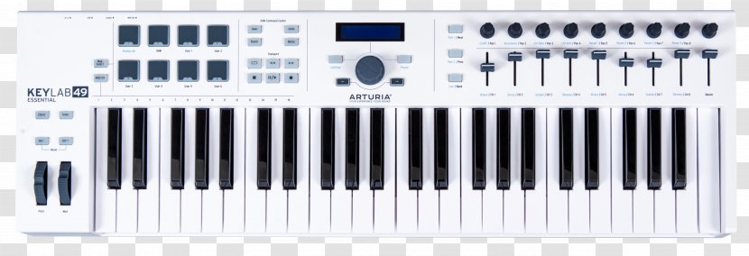 Arturia MIDI Controllers Keyboard Sound Synthesizers - Cartoon - Musical Instruments Transparent PNG