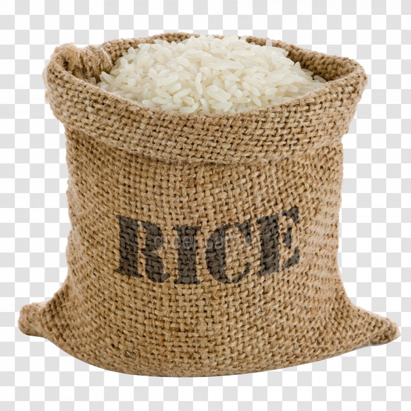 Cooked Rice Basmati Grocery Store Gunny Sack - Potato - Bags Transparent PNG