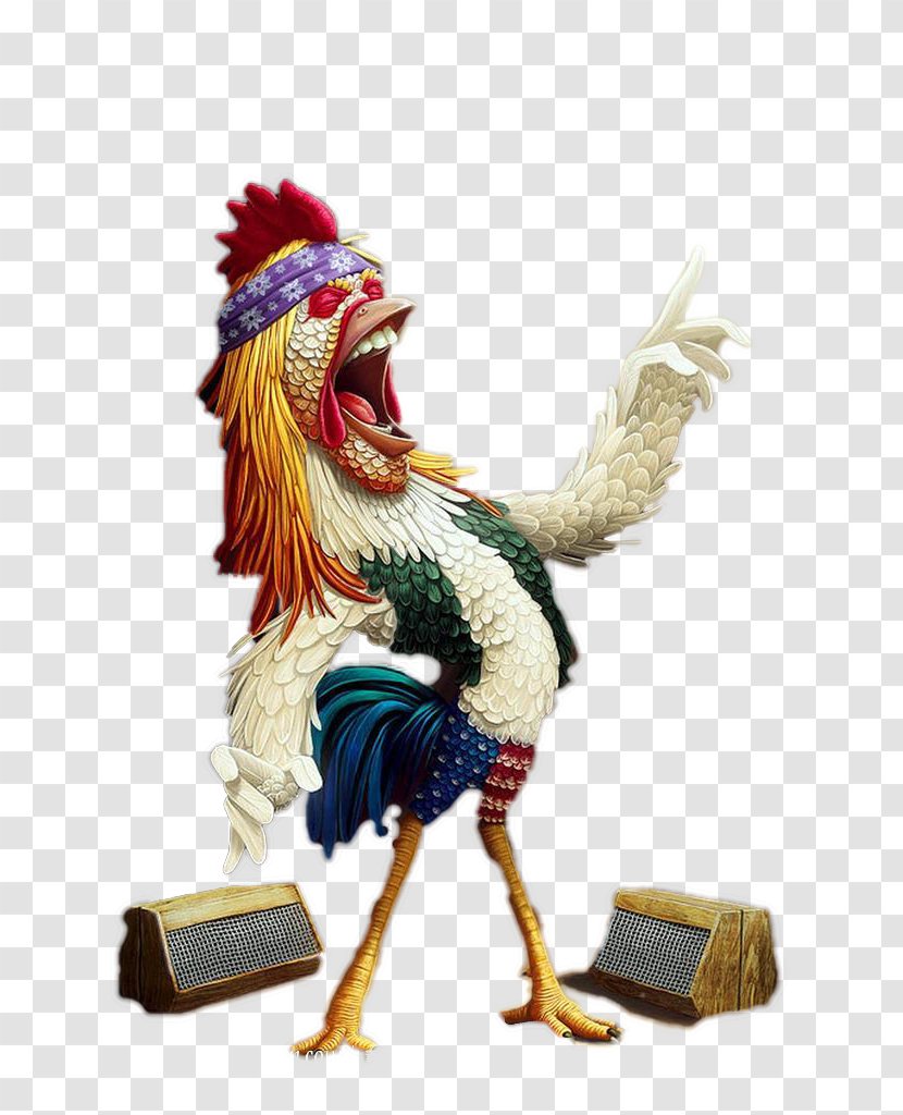 Rooster Chicken Doll Download - Phasianidae - Cock Transparent PNG