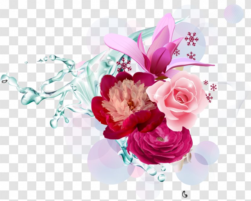 Good Morning YouTube Day Christmas - Artificial Flower Transparent PNG