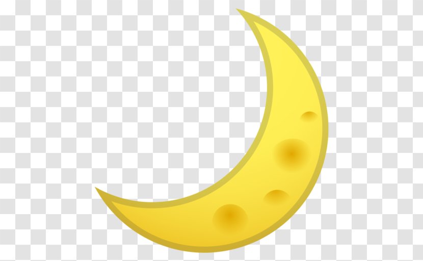 Emojipedia Crescent Moon Lunar Phase - Laatste Kwartier Transparent PNG