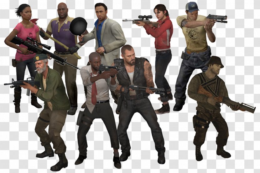 Left 4 Dead 2 Team Fortress Valve Corporation Steps One Two And Three - Soldier - Characters Transparent PNG