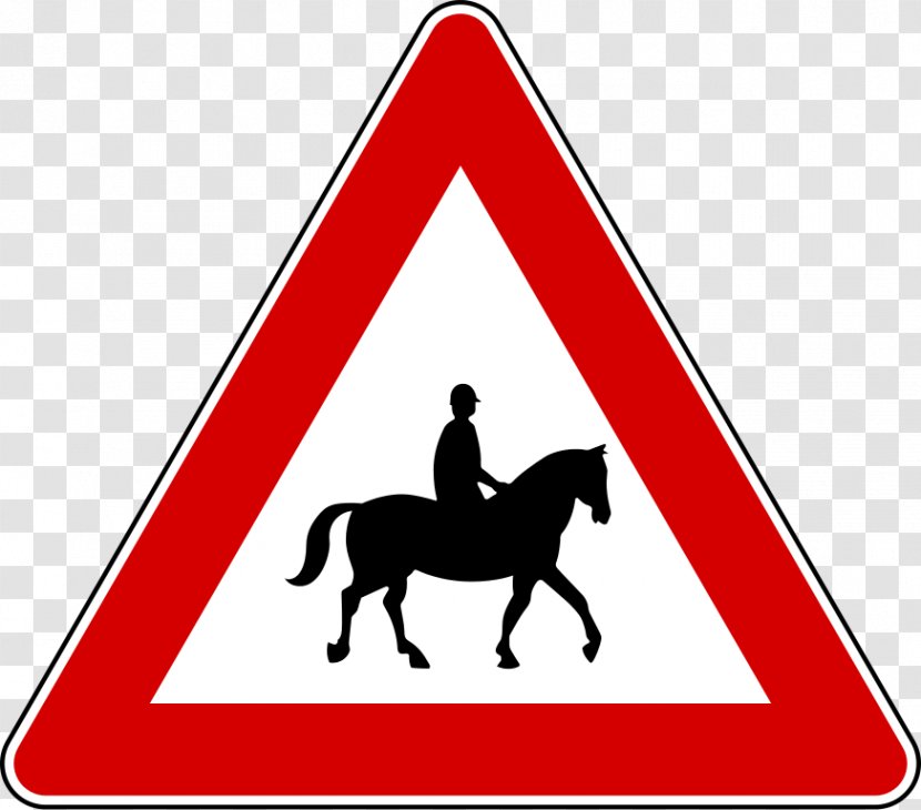 Horse Warning Sign Traffic The Highway Code - Snout Transparent PNG