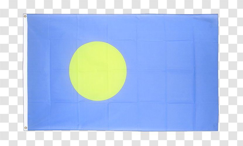 Flag Of Palau National Fahne - Palauan Language - Drapeau Des Palaos Transparent PNG