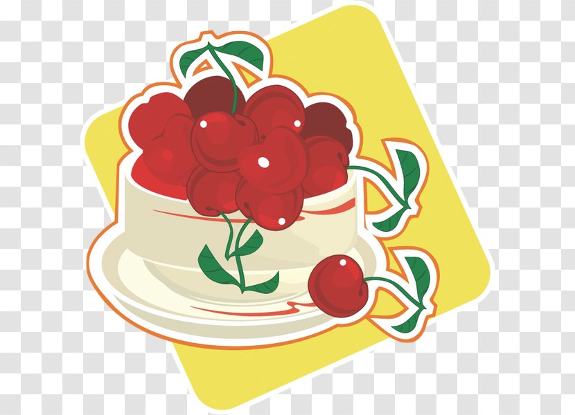 Food Cherry Fruit Clip Art - Flowering Plant - Flyer Ramadan Transparent PNG