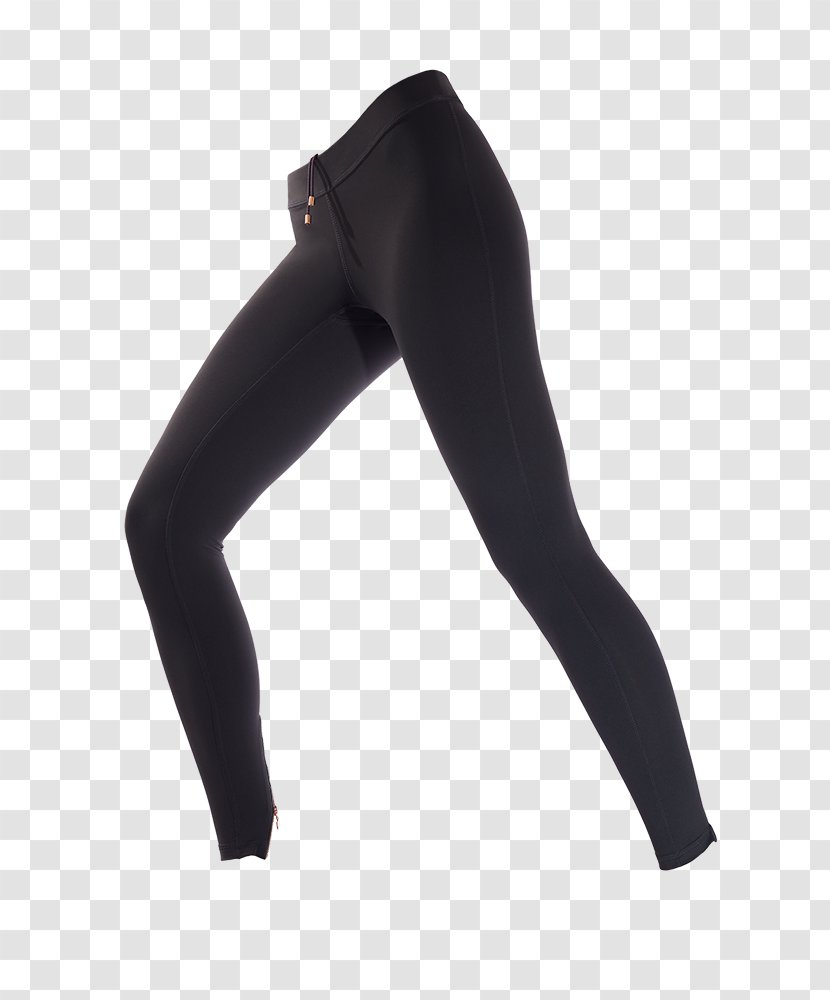 Leggings Waist Knee Black M - Silhouette - Arabica Transparent PNG