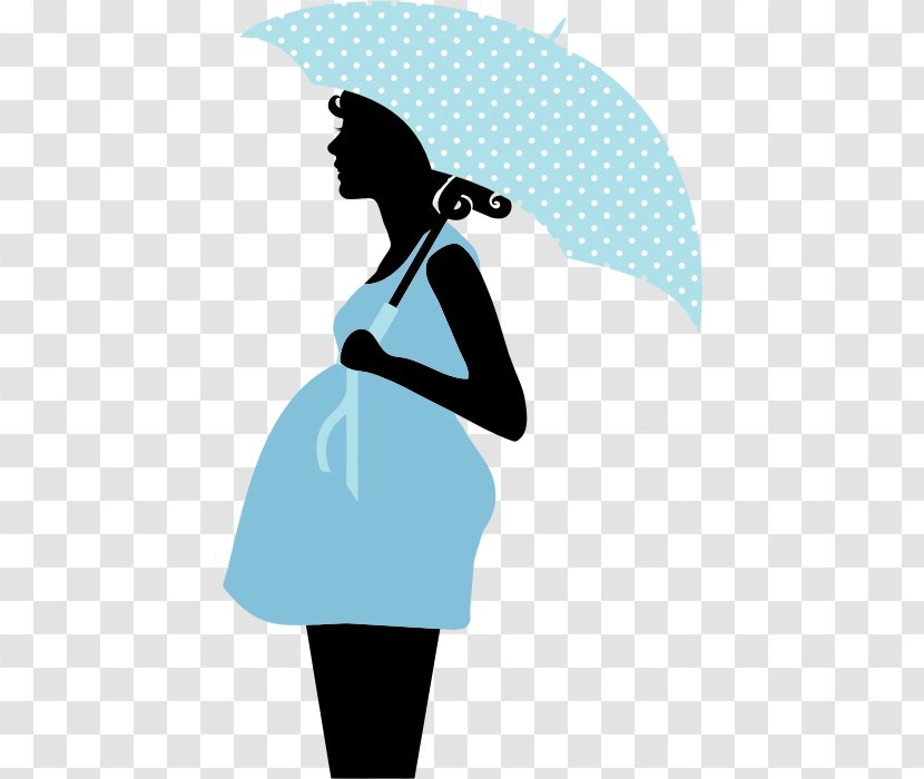Pregnancy Woman Silhouette Clip Art - Frame Transparent PNG