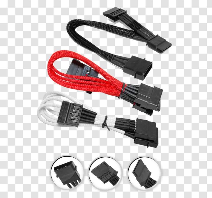 Power Supply Unit Molex Connector Serial ATA Electrical Cable - Sata Transparent PNG