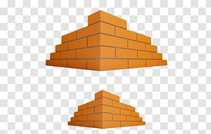 Brick Drawing Wall Cartoon - Building Transparent PNG