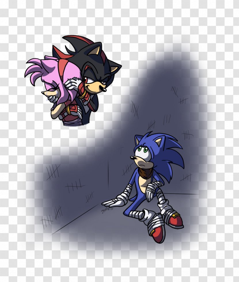 Amy Rose Sonic Boom The Hedgehog And Black Knight & Knuckles - Continuation Transparent PNG