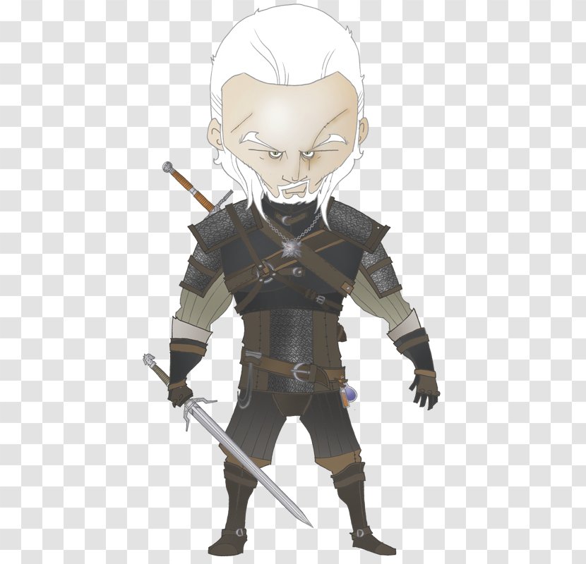 Knight Armour Cartoon Character - Costume Design - Geralt Of Rivia Transparent PNG