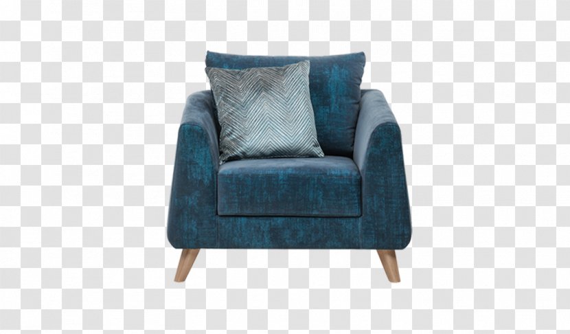 Chair Comfort Couch - Turquoise Transparent PNG